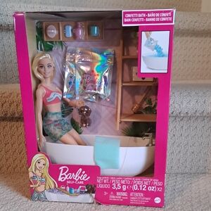 Barbie Self Care Confetti Bath Playset. Brand New.